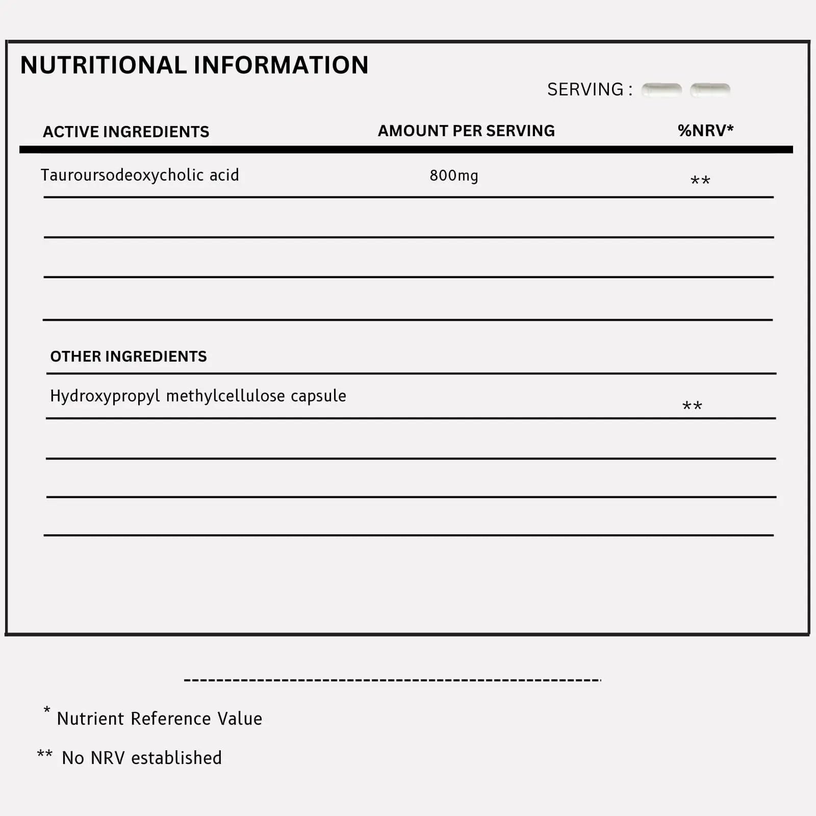 TUDCA Supplement UK – 400mg Capsules