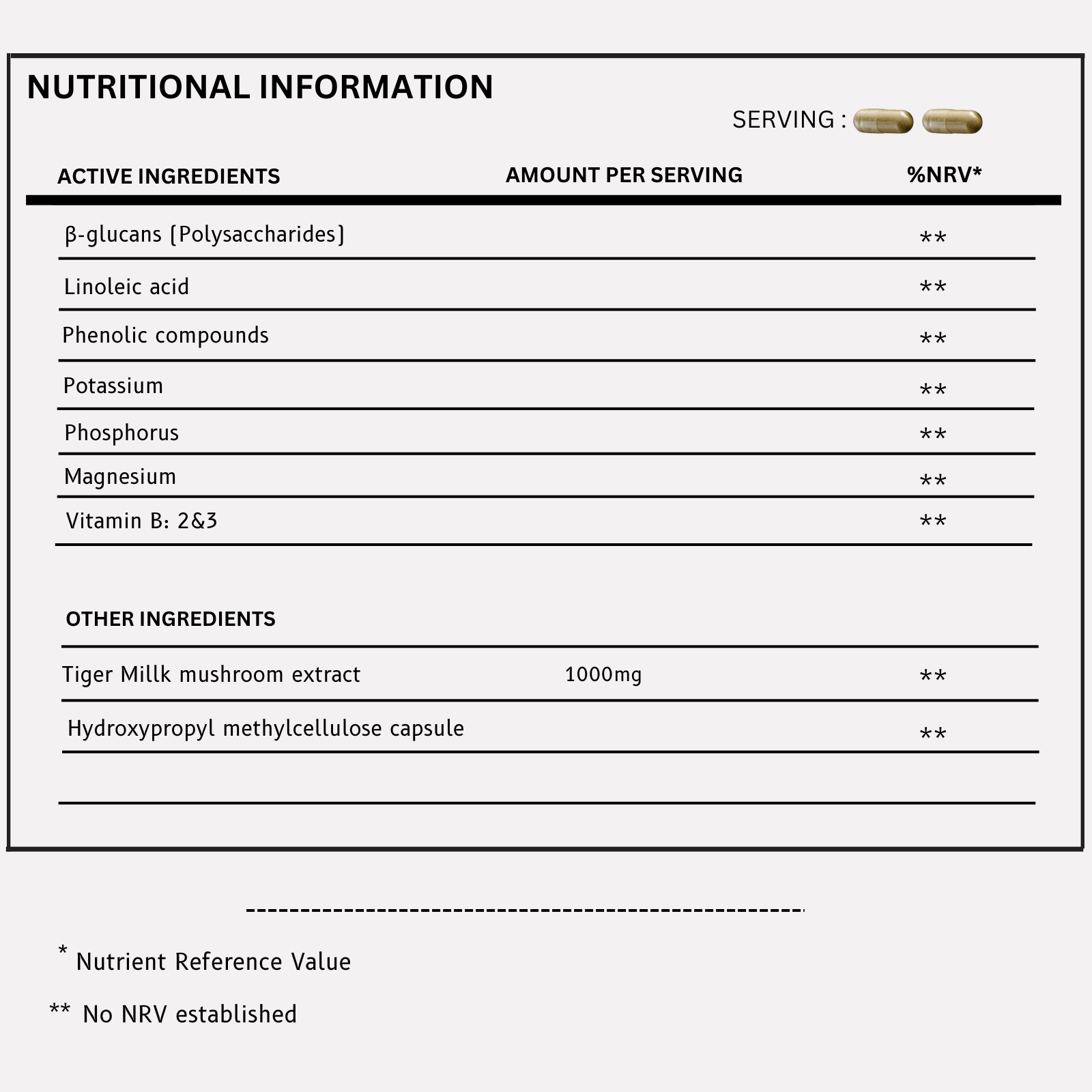 Tiger milk mushroom