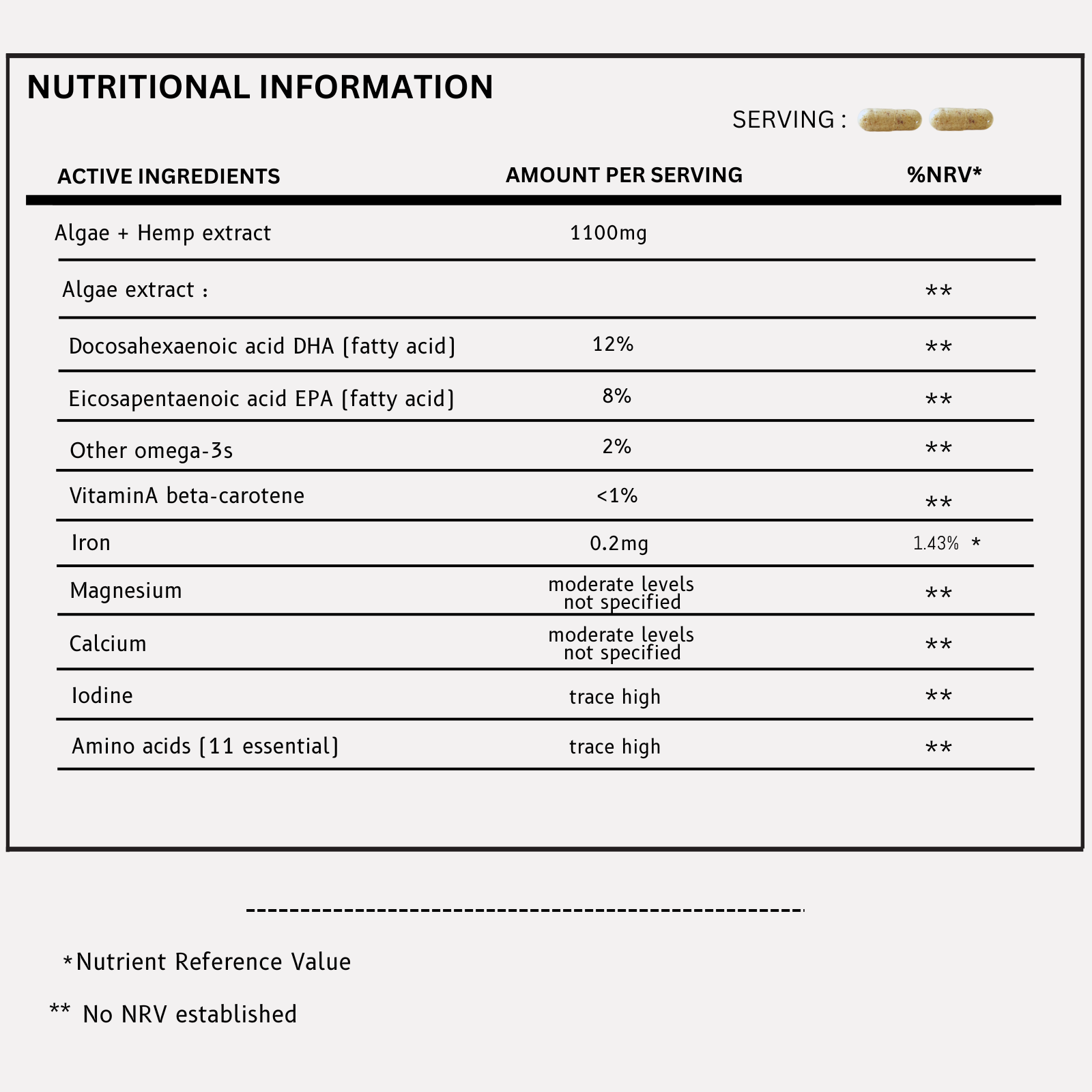 Vegan Omega 3